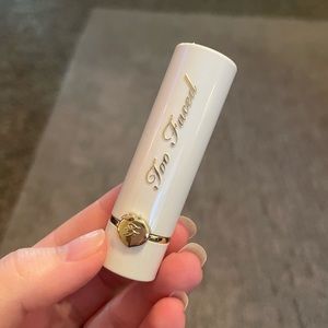 Too Faced Peach Kiss Moisture Matte Long Wear Lipstick in Love is a Battlefield